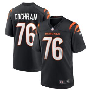 Devin Cochran Cincinnati Bengals Nike Game Player Jersey - Black- 49Native