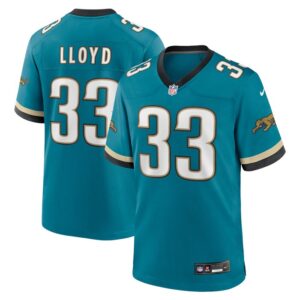Devin Lloyd Jacksonville Jaguars Nike Prowler Throwback Player Game Jersey - Teal- 49Native