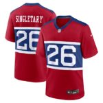 Devin Singletary New York Giants Nike Alternate Player Game Jersey - Century Red- 49Native