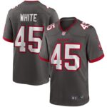 Devin White Tampa Bay Buccaneers Nike Game Jersey - Pewter- 49Native