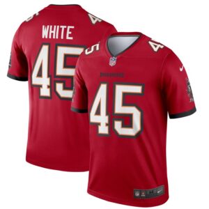 Devin White Tampa Bay Buccaneers Nike Legend Jersey - Red- 49Native