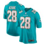 Devon Achane Miami Dolphins Nike Player Game Jersey - Aqua- 49Native