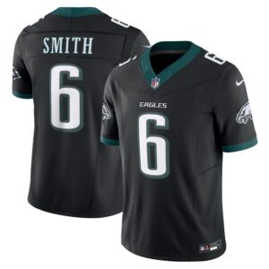 DeVonta Smith Philadelphia Eagles Nike Alternate Vapor F.U.S.E. Limited Jersey - Black- 49Native