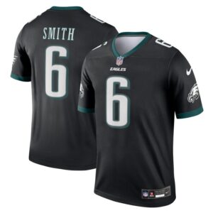 DeVonta Smith Philadelphia Eagles Nike Legend Jersey - Black- 49Native