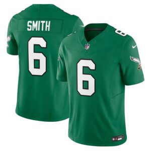 DeVonta Smith Philadelphia Eagles Nike Vapor F.U.S.E. Limited Jersey - Kelly Green- 49Native