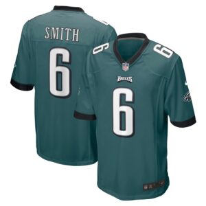 DeVonta Smith Philadelphia Eagles Nike Game Jersey - Midnight Green- 49Native