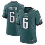 DeVonta Smith Philadelphia Eagles Nike Team Game Jersey - Midnight Green- 49Native