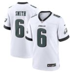 DeVonta Smith Philadelphia Eagles Nike White Game Jersey - White- 49Native