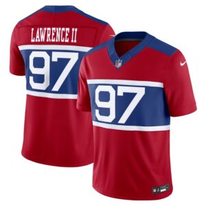 Dexter Lawrence II New York Giants Nike Alternate Vapor F.U.S.E. Limited Jersey - Century Red- 49Native