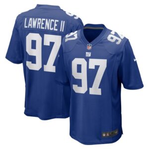 Dexter Lawrence II New York Giants Nike Team Game Player Jersey - Royal- 49Native