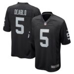 Divine Deablo Las Vegas Raiders Nike Player Game Jersey - Black- 49Native