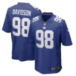 D.J. Davidson New York Giants Nike Game Player Jersey - Royal- 49Native