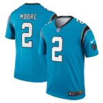 D.J. Moore Carolina Panthers Nike Legend Jersey - Blue- 49Native