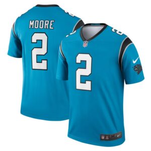 D.J. Moore Carolina Panthers Nike Legend Jersey - Blue- 49Native