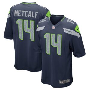DK Metcalf Seattle Seahawks Nike Game Team Jersey - College Navy- 49Native