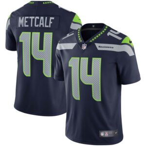 DK Metcalf Seattle Seahawks Nike Vapor Limited Jersey - College Navy- 49Native