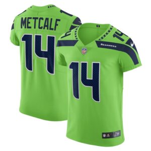 DK Metcalf Seattle Seahawks Nike Alternate Vapor Elite Player Jersey - Neon Green- 49Native