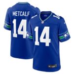 DK Metcalf Seattle Seahawks Nike Throwback Player Game Jersey - Royal- 49Native