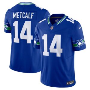 DK Metcalf Seattle Seahawks Nike Vapor F.U.S.E. Limited Jersey - Royal- 49Native