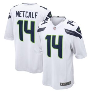 DK Metcalf Seattle Seahawks Nike Game Jersey - White- 49Native