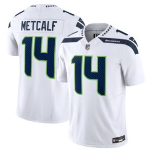 DK Metcalf Seattle Seahawks Nike Vapor F.U.S.E. Limited Jersey - White- 49Native