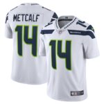 DK Metcalf Seattle Seahawks Nike Vapor Limited Jersey - White- 49Native