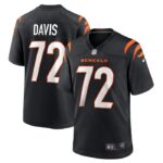 Domenique Davis Cincinnati Bengals Nike Game Player Jersey - Black- 49Native