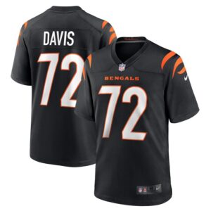 Domenique Davis Cincinnati Bengals Nike Game Player Jersey - Black- 49Native