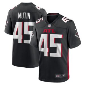 Donavan Mutin Atlanta Falcons Nike  Game Jersey -  Black- 49Native