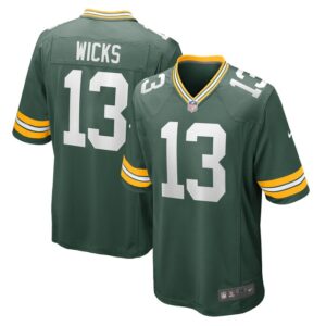Dontayvion Wicks Green Bay Packers Nike  Game Jersey -  Green- 49Native
