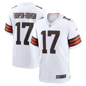 Dorian Thompson-Robinson Cleveland Browns Nike  Game Jersey -  White- 49Native