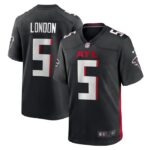 Drake London Atlanta Falcons Nike Player Game Jersey - Black- 49Native