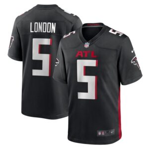 Drake London Atlanta Falcons Nike Player Game Jersey - Black- 49Native