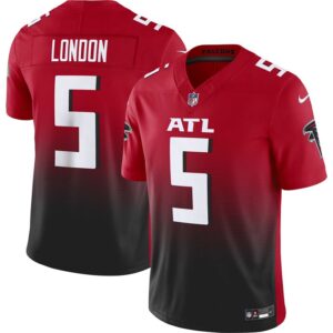 Drake London Atlanta Falcons Nike Vapor F.U.S.E. Limited Jersey - Red- 49Native