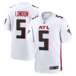 Drake London Atlanta Falcons Nike Away Game Player Jersey - White- 49Native