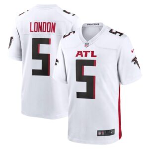 Drake London Atlanta Falcons Nike Away Game Player Jersey - White- 49Native