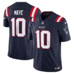 Drake Maye New England Patriots Nike Vapor F.U.S.E. Limited Jersey - Navy- 49Native