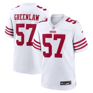 Dre Greenlaw San Francisco 49ers Nike Team Game Jersey -  White- 49Native