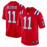 Drew Bledsoe New England Patriots Nike Retired Player Alternate Game Jersey - Red- 49Native