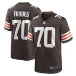 Drew Forbes Cleveland Browns Nike Team Game Jersey -  Brown- 49Native