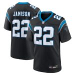 D'Shawn Jamison Carolina Panthers Nike Team Game Jersey -  Black- 49Native