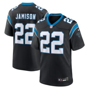 D'Shawn Jamison Carolina Panthers Nike Team Game Jersey -  Black- 49Native