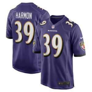 Duron Harmon Baltimore Ravens Nike  Game Jersey -  Purple- 49Native