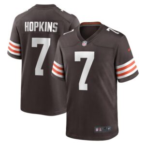 Dustin Hopkins Cleveland Browns Nike Team Game Jersey -  Brown- 49Native