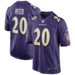 Ed Reed Baltimore Ravens Nike Game Retired Player Jersey - Purple- 49Native