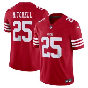 Elijah Mitchell San Francisco 49ers Nike Vapor F.U.S.E. Limited Jersey - Scarlet- 49Native