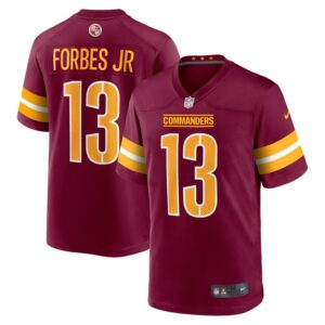 Emmanuel Forbes Washington Commanders Nike 2023 NFL Draft First Round Pick Game Jersey - Burgundy- 49Native