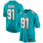 Emmanuel Ogbah Miami Dolphins Nike Game Jersey - Aqua- 49Native