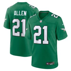 Eric Allen Philadelphia Eagles Nike Alternate Game Jersey - Kelly Green- 49Native