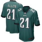 Eric Allen Philadelphia Eagles Nike Game Retired Player Jersey - Midnight Green- 49Native